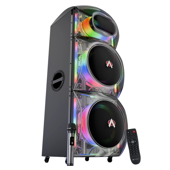 Audionic Trance T-400 400W Trolley Speaker (12"x2, Repeat-Delay-Echo)