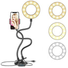 2in1 stand Professional Live Stream Phone Mobile Holder with Ring Light stand