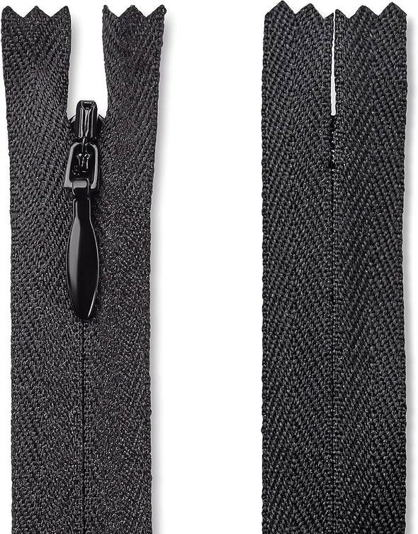 50 Pcs Zipper Cut-to-Size Imported Zipper for Sewing Nylon Zippers Cut Sizes Auto Lock Slider Single Puller Open-end Auto Lock Long Zips for Jacket Outdoor Backpack Accessories for DIY Sewing Craft Bags Dress Pillow