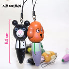 1 Pc Wood Mini Ballpoint Pen Animal Portable Ballpen Novelty Wedding Gift Caneta Stationary Office Material School Supplies