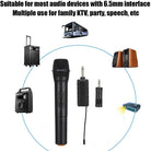 LT-125 2x Universal Wireless Microphone Professional Handheld Mic System +