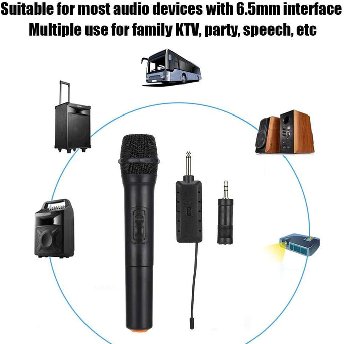 LT-125 2x Universal Wireless Microphone Professional Handheld Mic System +