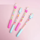 1 Pc Gel Pens Writing Pens Alphabetical Gel Pens Unicorn and Oether Characters Shaped Pens Stationery Cartoon Pen The Sign Portable Pupils Plastic