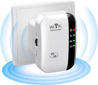 WiFi Range Extender 300Mbps Wireless Repeater 2.4GHz Long Distance Coverage up