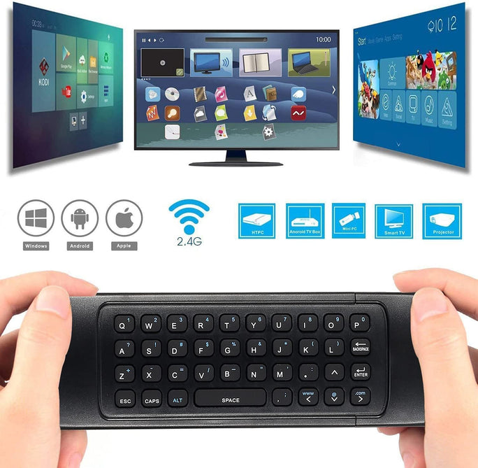 MX3 Smart TV Voice Air Mouse 2.4G Wireless Keyboard with Mouse Function for