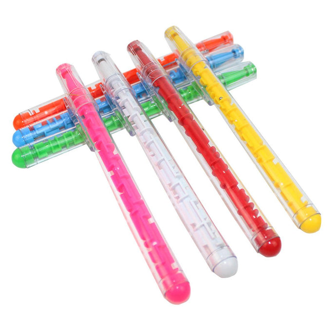 01 PC Novelty Labyrinth Pen Kids Toy Prize Ballpoint Pen Creative Pen for Kids