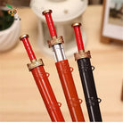 01 Piece Cute Creative Stationery Talwar With Cover Gel Pen Large Size Black 0.38mm School Office Supplies Chinese Style Vintage pretty lovely