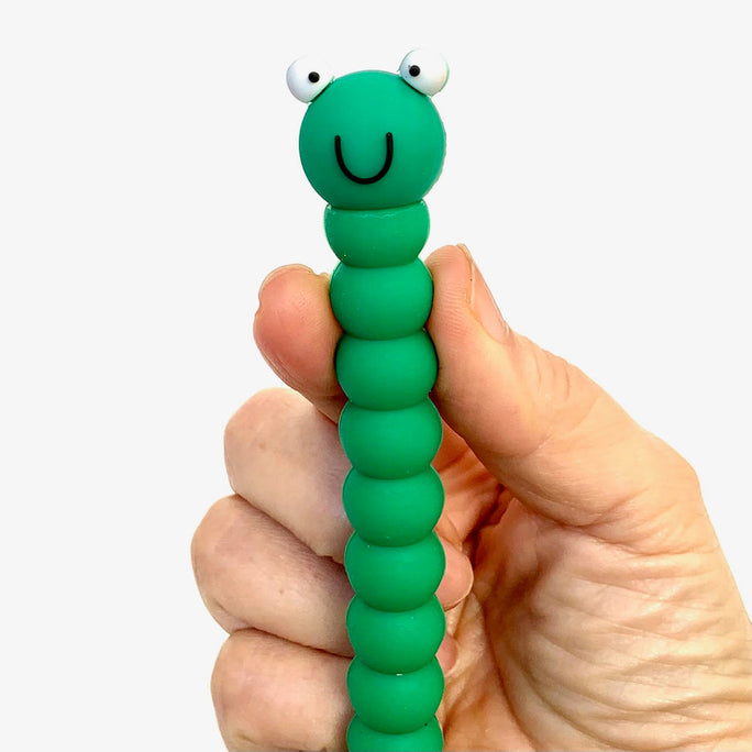 1pcs Soft Silicone Gel Pen Cute Caterpillar Colorful Cartoons Pen Black Ink 0.5mm Kawaii School Supplies Korean Stationery