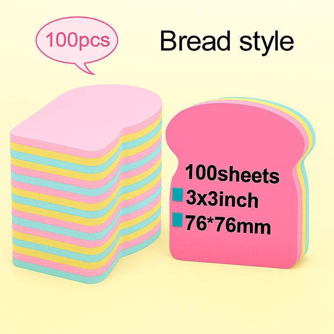 Sticky Notes Fancy Design sheets office accessories sticky note cute stationary supplies memo pads memo sheets cute sticky notes