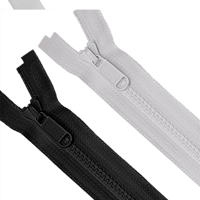 Pack of 10 Zips Cut Size Zipper for Sewing Nylon Zippers Cut Sizes Auto Lock Slider Single Puller Open-end Auto Lock Long Zips for Jacket Outdoor Backpack Accessories for DIY Sewing Craft Bags Dress Pillow