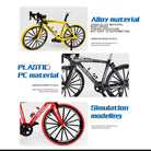 Diecast Metal Bicycle Road Bike Model Cycling Toys For Kids Bike Model, 1:10 Alloy Die Cast Metal Bicycle Road Bike Model Children Cycling Toy Gift Children