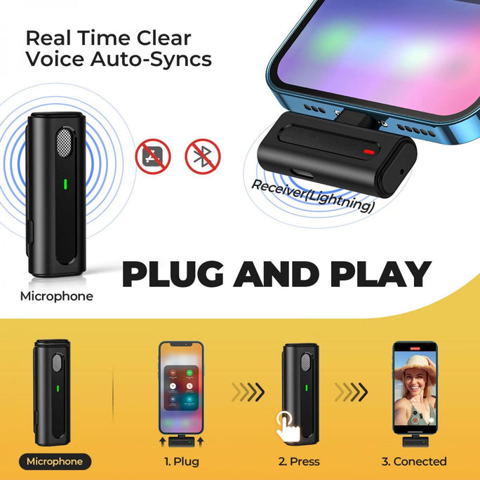 2.4G Wireless Live Streaming Lavalier Mic