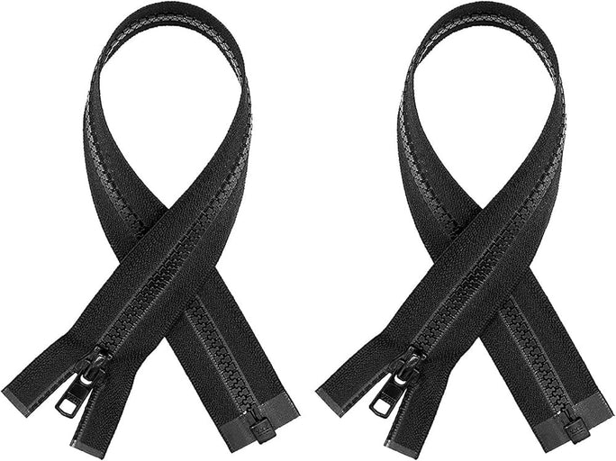 50 Pcs Zipper Cut-to-Size Imported Zipper for Sewing Nylon Zippers Cut Sizes Auto Lock Slider Single Puller Open-end Auto Lock Long Zips for Jacket Outdoor Backpack Accessories for DIY Sewing Craft Bags Dress Pillow