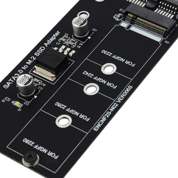 M2 NGFF Msata SSD To SATA 3.0 2.5 22pin M.2 SSD Adapter Converter USB Riser