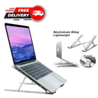 Foldable Adjustable Aluminum Laptop Stand | Portable Desktop Holder with