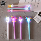 01 PC Unicorn GEL Pen Shape LED Light for Kids and office Cute Unicorn Pen For Girls Gift School Office Supplies-Public Mall