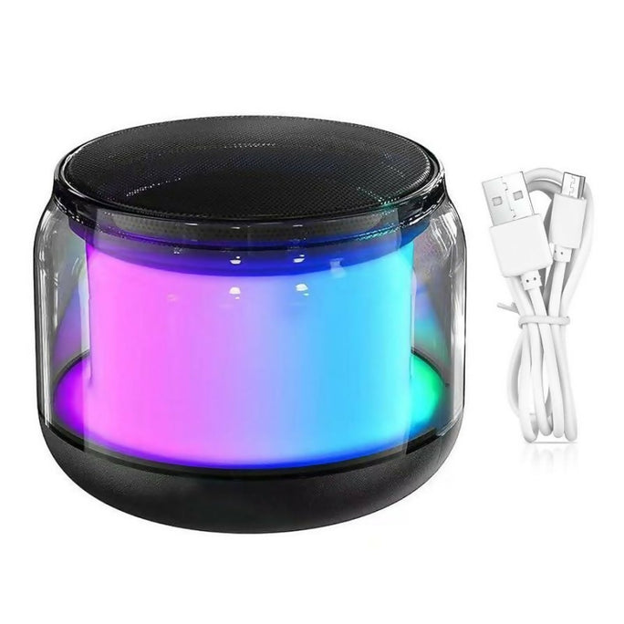 RGB LED Light Bluetooth Speaker Compact Wireless Speaker with Powerful Sound In Stock