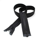 50 Pcs Adjustable Cut-to-Size Nylon Zipper with Auto-Lock Slider – Open-End Zipper for Jackets, Backpacks, Bags, and DIY Sewing Projects