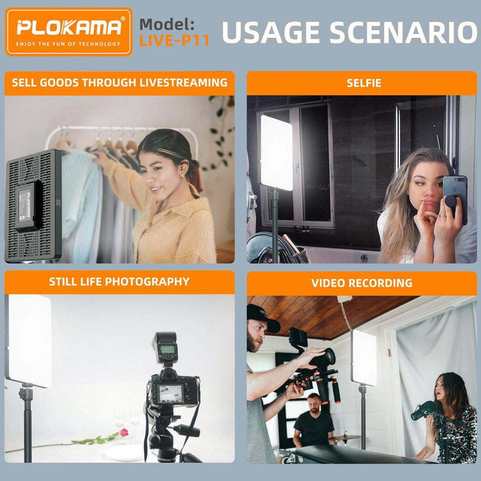 Plokama LIVE-P11 Professional LED Fill Light | PLOKAMA P11 LED Flood Light with