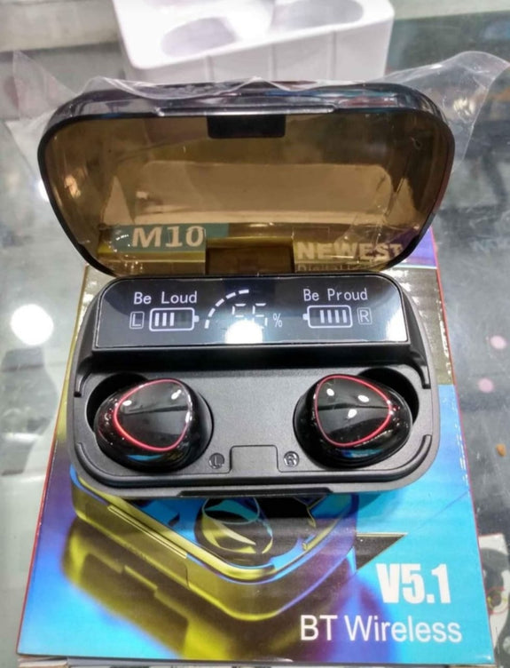 M10 TWS Wireless Earbuds | Bluetooth Gaming Mode HI-FI Sound In-Ear Headset