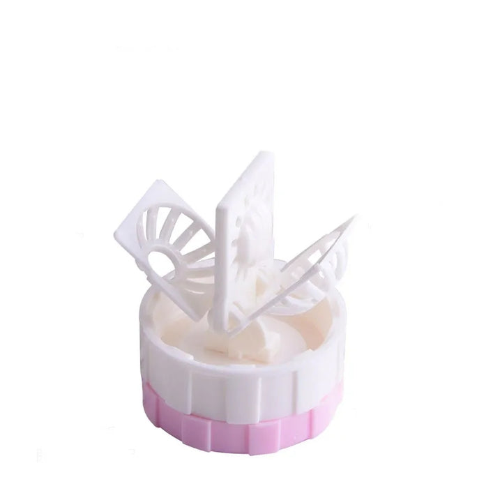 Contact Lens Cleaner Case Manual Rotary Lens | Cleaner Travel Plastic Container Storage Soaking Box | Lens Washer
