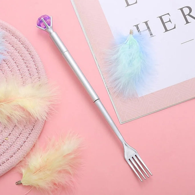 1 PC Crockery Pen With Diamond Attached
