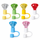 01 Pc Straw Topper Premium Quality Caps for Stanley & Other Tumblers | 10mm Straw Covers Compatible with 30oz & 40oz Tumblers | Reusable Dust-Proof Straw Stoppers