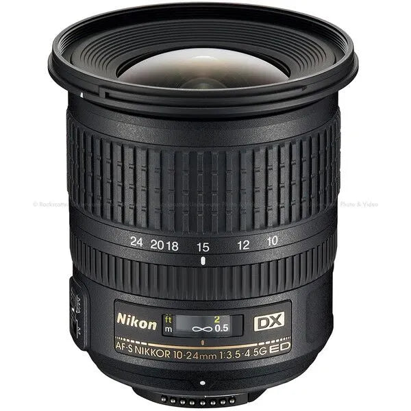 Nikon AF-S DX NIKKOR 10-24mm f/3.5-4.5G ED Wide-Angle Zoom Lens
