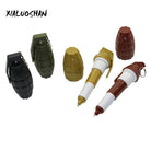 1 Pc Blue Refill 0.5mm Simulation Grenade Shells Retractable Ballpoint Pen Novelty Gift Caneta Learning Office School Supplies