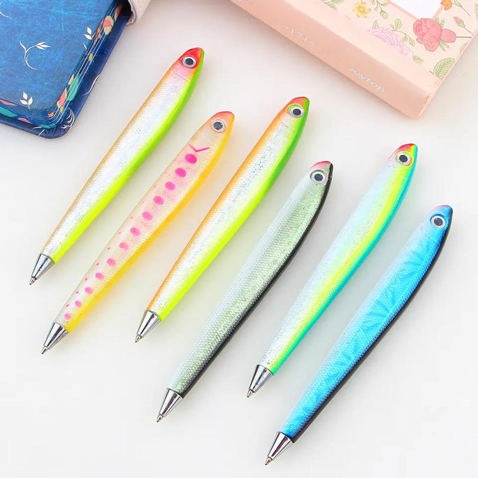 1pc Lovely Fish Ocean Conch Crystal Ballpoint Pen Signature Pen Stationery Office School Supplies