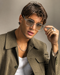 Rave Crystal Clear Square Frame Eyeglasses