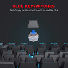 Motospeed CK104 Mechanical Gaming Keyboard | 104 Keys RGB Backlit Wired
