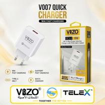 Vizo V007 18W Fast Wall Charger with Type-C Cable