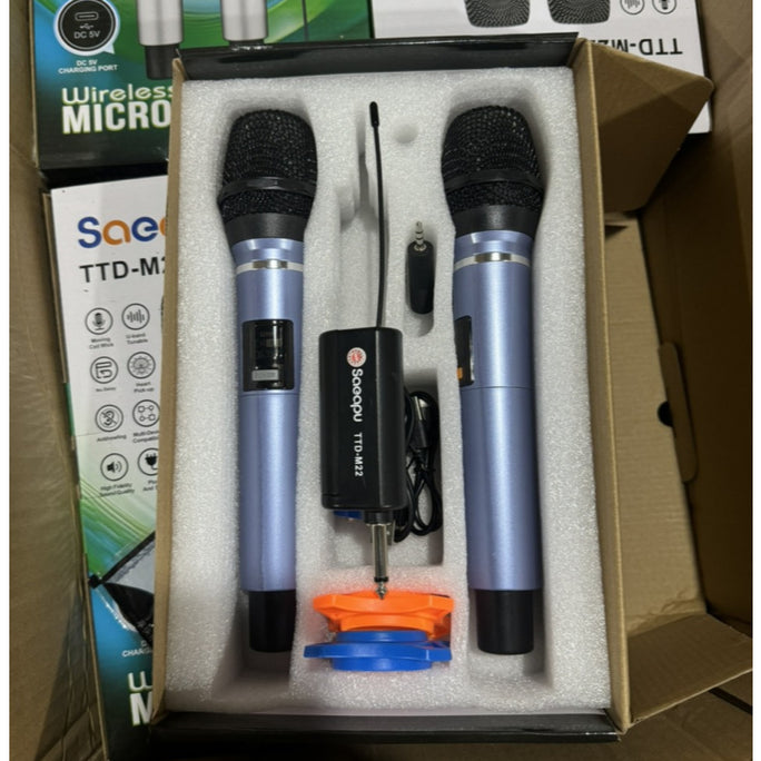 TTDM22 Wireless Lavalier Microphone – Professional Clip-on Mic for Clear Audio,