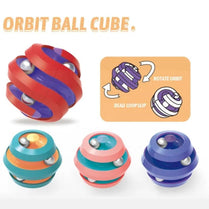 Metal Marbles Adult Decompression Toy Creative Rotating Finger Track Ball Cube Fingertip Gyroscope Cube New and strange metal marbles adult decompression toys creative rotary finger track ball cube fingertip