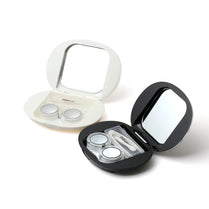 Contact Lens Case Travel Kit Travel Portable Solid Color Lens Cover Container Beauty Pupil Storage Soaking Box Eyewear Accessories