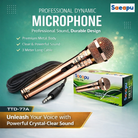Dm-701 Uni-directional dynamic microphone. Perfect sound quality, XLR connector