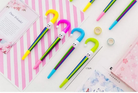 1Pc Umbrellah Pen Color colored Pen student Writing pen Signature Pen office school Stationery