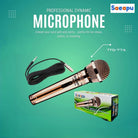 Professional Dynamic Condenser Microphone Saeapu TTD 77A Vocal Stage Mic Wired