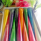 Multicolor Ceramic Cones for Lippan Art & Crafts