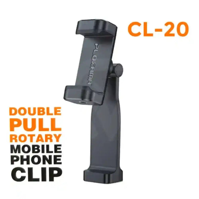 CL20 Premium 360° Tripod Phone Mount Universal 1/4 Inch Screw Mobile Holder |