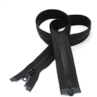 Pack of 10 Zips Cut Size Zipper for Sewing Nylon Zippers Cut Sizes Auto Lock Slider Single Puller Open-end Auto Lock Long Zips for Jacket Outdoor Backpack Accessories for DIY Sewing Craft Bags Dress Pillow