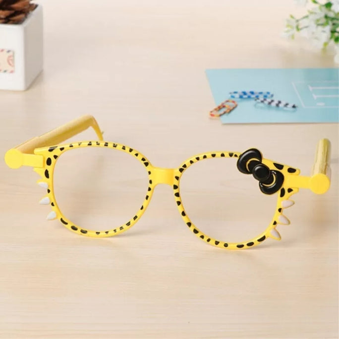 1 Piece Kawaii Ballpoint Pen School Creative Stationery Office Gift Cute GEL PEN Chancery Glasses Bow Writing Supplies