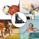 High Pressure Foot Air Pump with Gauge Heavy-Duty Foot Bike Pump for Bicycle Ball Scooter Car Inflatable Toys Mini Pump