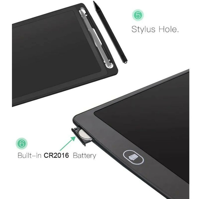 LCD Writing Tablet, Single Color Drawing Tablet With Protect Cover, Kids Drawing Pad 8.5 Inch Doodle Board