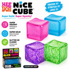 1pc Cube Stress Cube Squishy Stress Balls for Adults Kids Fidget Toy for Your Best Mellow and Chill -Ice Cubes-Square Shape with Filling in Pink Purple Blue etc