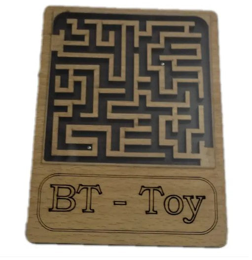 Wooden Labyrinth Game for Kids Rolling Ball Maze Toy Balance Board Game Toy Early Education Toy
