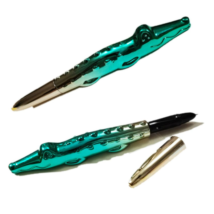 01 PC Crocodile Shape Fountain Pen Stylish Pen With New Generations Style Easy