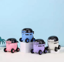 550ml Cartoon Car Shaped Water Bottle with Straw & Strap – Kids Sippy Cup, Leak-Proof Large Capacity Cool Cup for School & Travel