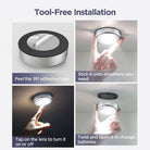 1PC Tap 3 Led Light Cell Operated